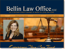 Tablet Screenshot of bellinlawoffice.com